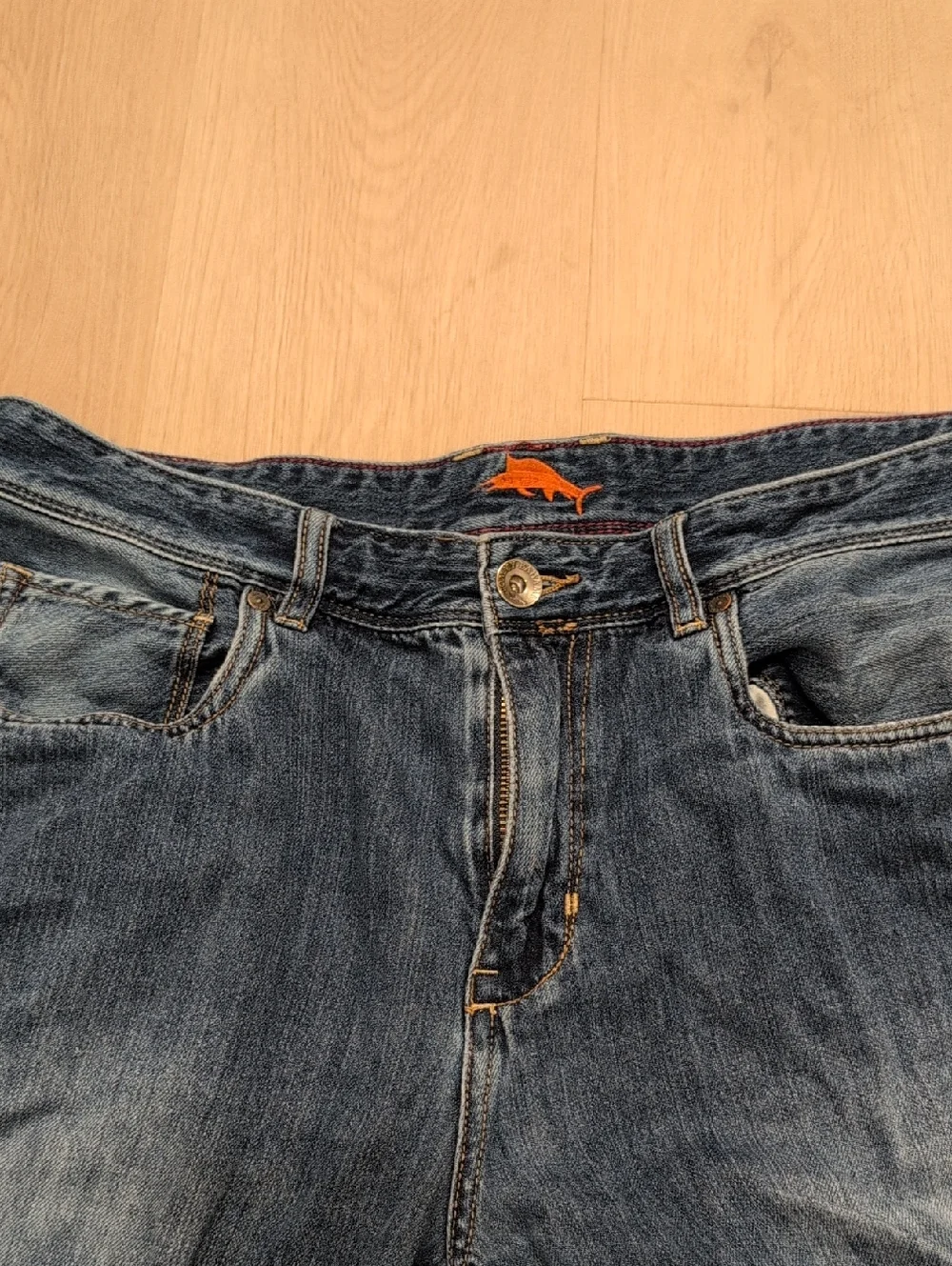Tommy Bahama 36x34 Cayman Island Relaxed Classic Men's Dark Blue Denim Jeans